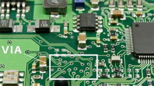 Vias in a PCB Board