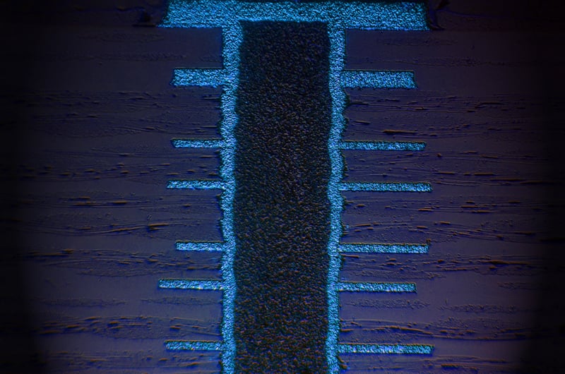 an example of a pcb filled via