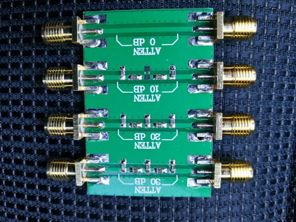 attenuators on a PCB