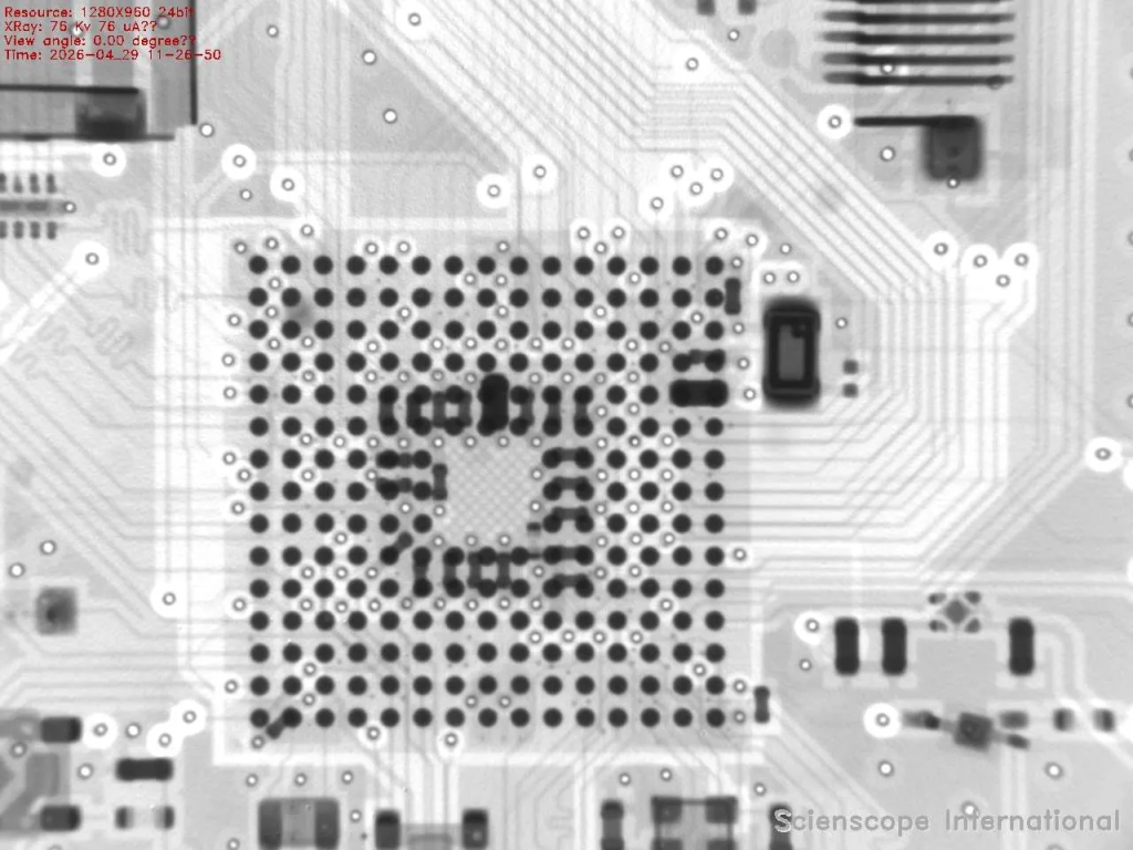 bga board x-ray inspection