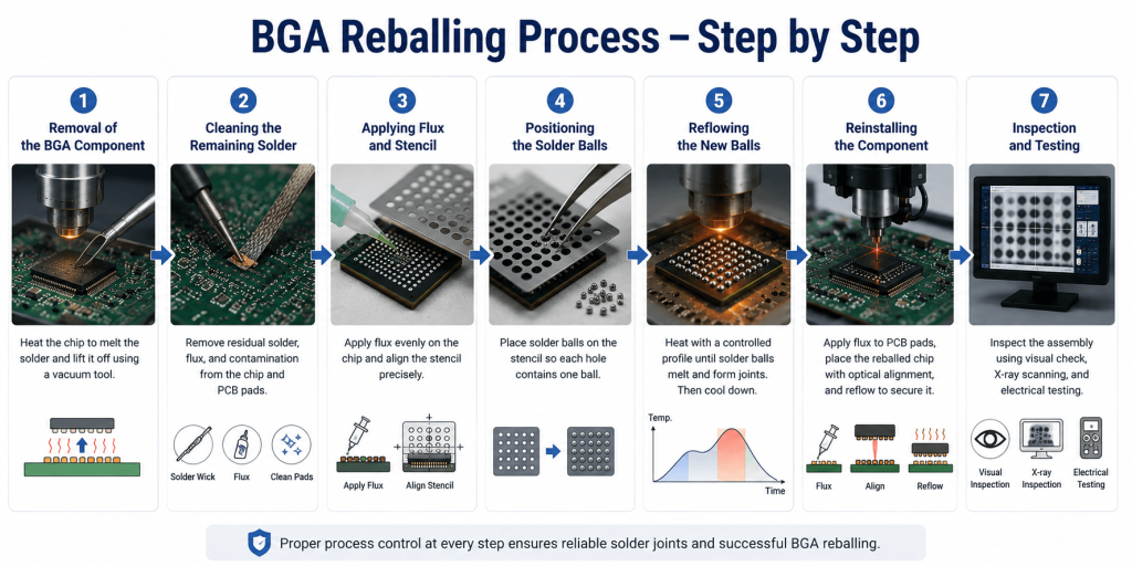process of bga reballing
