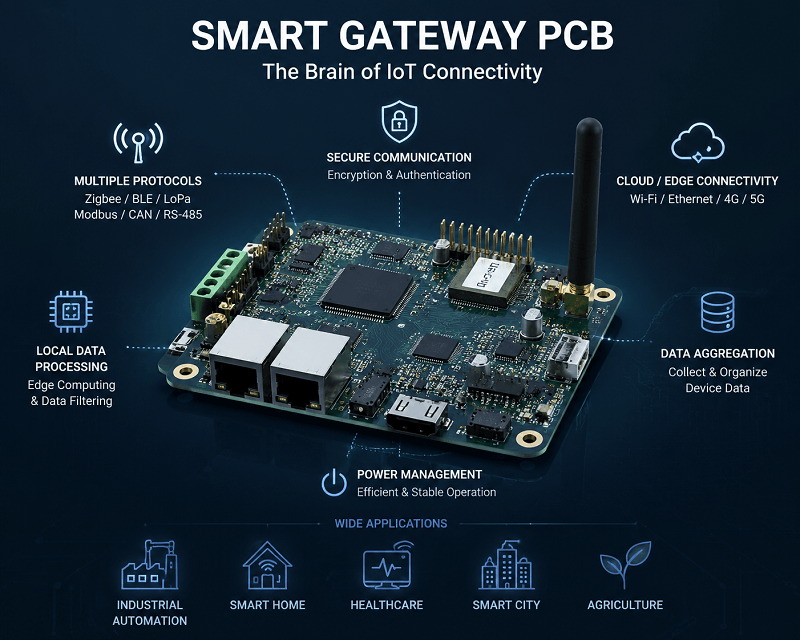 smart gateway PCBs