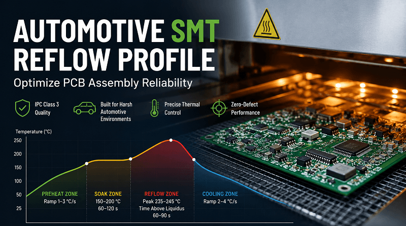 automotive smt reflow profiling